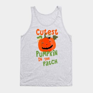 Cutest Pumpkin In The Patch Halloween Tank Top